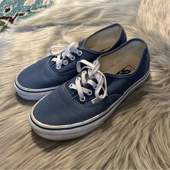 Vans Navy Blue Canvas Sneakers - Picture 2 of 6